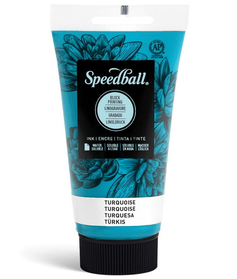 Linocut Ink Turquoise - 2.5oz