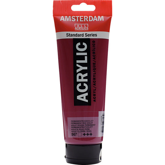 Amsterdam Acrylic Red Purple Permanent - 250ml