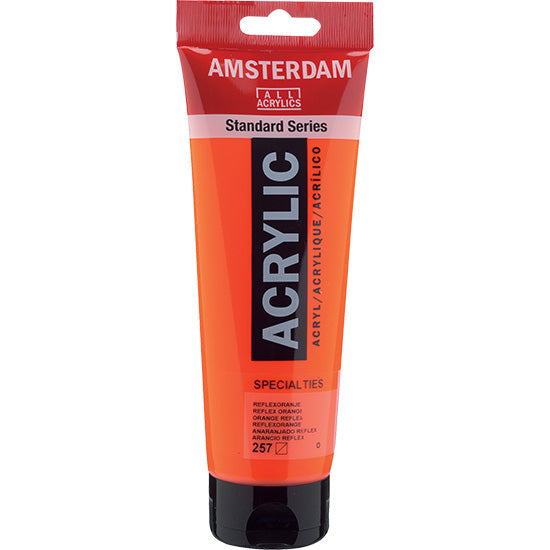 Amsterdam Acrylic Orange Reflex - 250ml