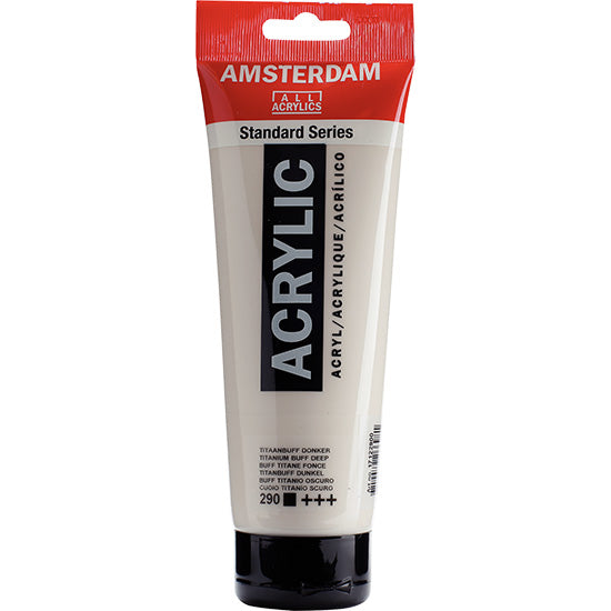Amsterdam Acrylic Titanium Buff - 250ml