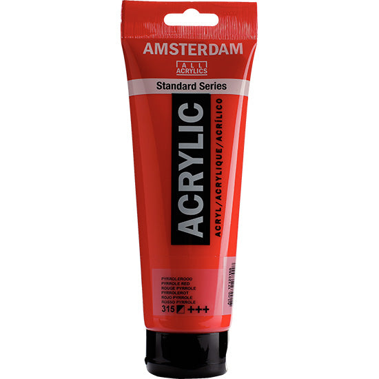 Amsterdam Acrylic  Pyrrole Red - 250ML