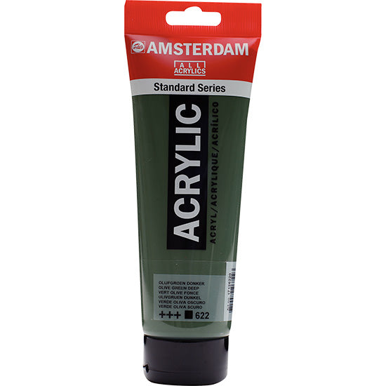 Amsterdam Acrylic Dark Olive Green - 250ml