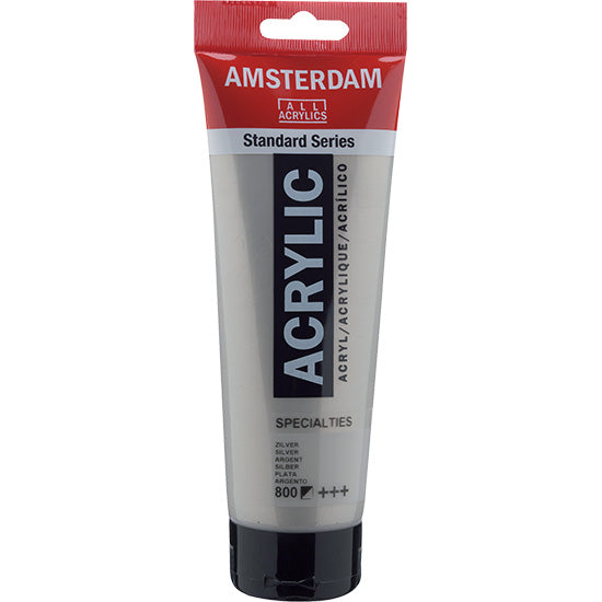 Amsterdam Acrylic Silver - 250ml