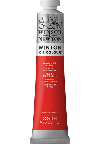 Winton oil - 200ml - cadmium red medium - s2