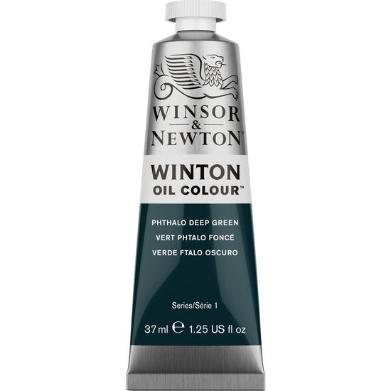 Winton oil - 37ml - phthalo deep green - s1