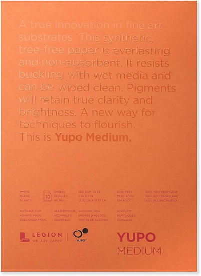 Yupo Synthetic Paper Pad - 5 X 7 INCHES INCH