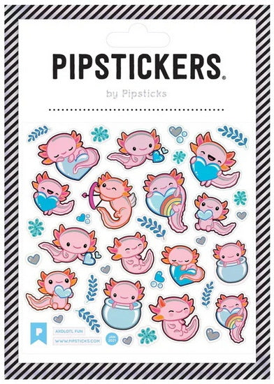 Pipstick stick axolotl fun