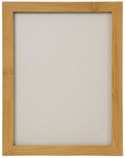 Photo frame bamboo natural - 11x14 in mat 8x10