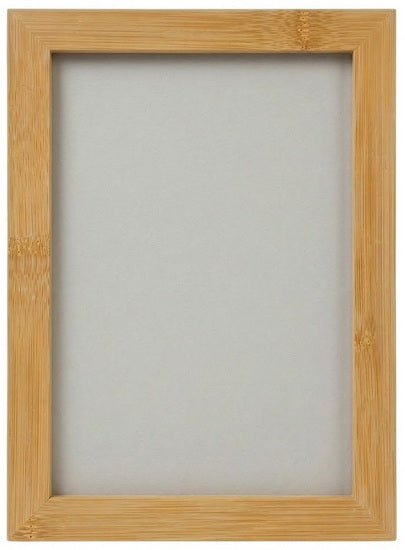 Photo frame bamboo natural - 5x7 in mat 3x4