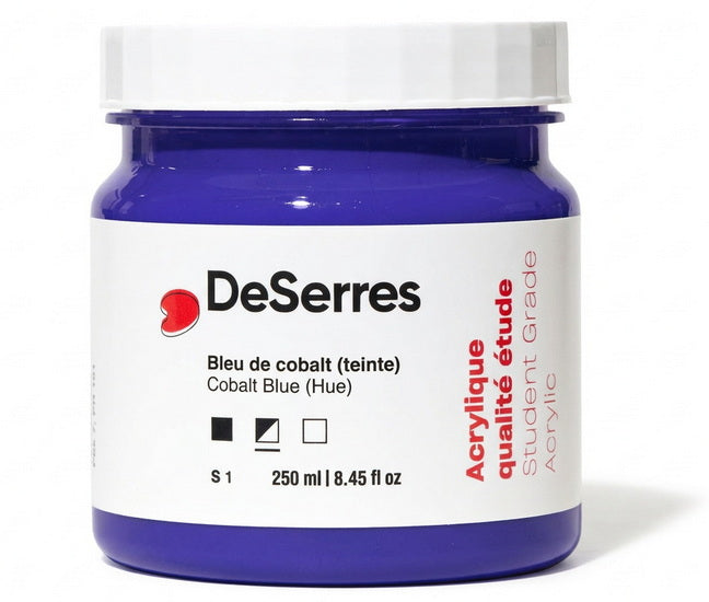 Acrylique étude bleu cobalt imitation - 250ml