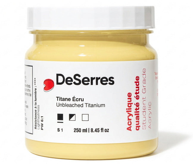 Acrylique étude titane écru - 250ml