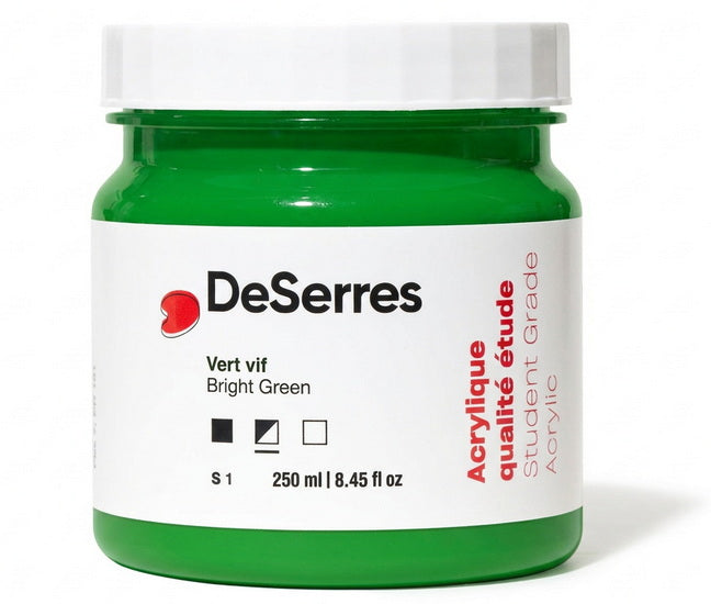 Student Acrylic Bright Green - 250ml