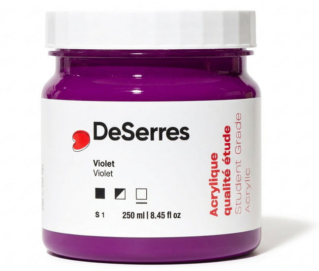 Acrylique étude violet