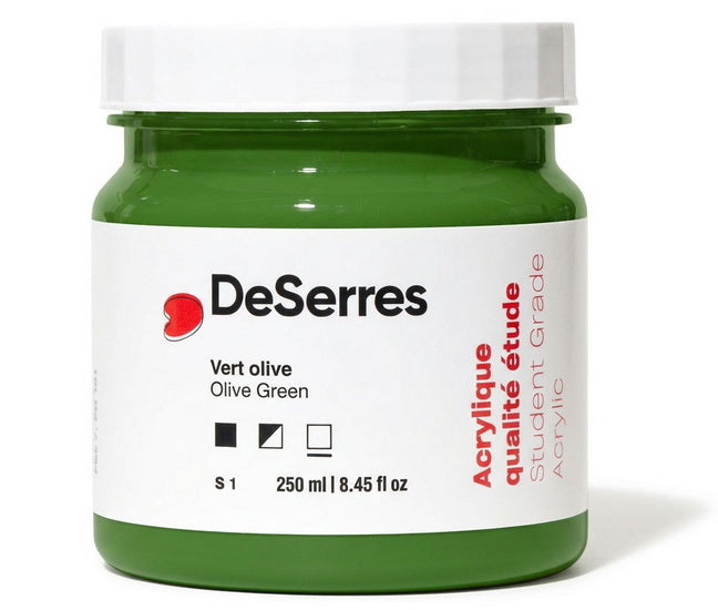 Acrylique étude vert olive - 250ml