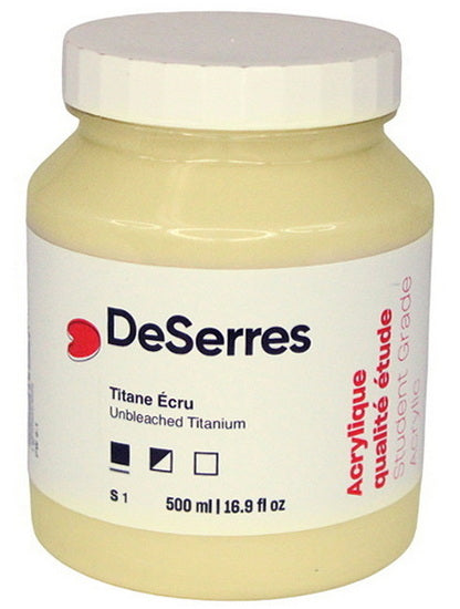 Acrylique étude titane écru - 500ml