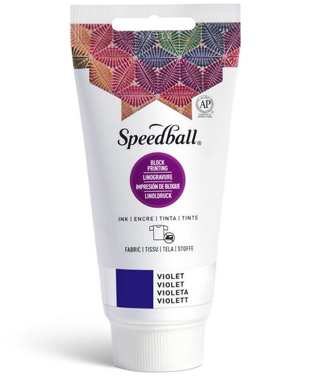 Linocut Fabric Ink Violet - 2.5oz