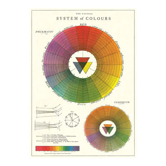Affiche charte des couleurs - 20x28po
