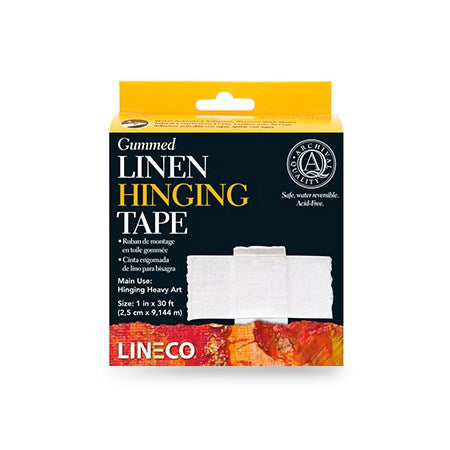 Gummed Mounting Tape Linen - 1"x30'