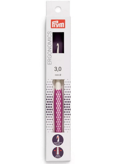 Ergonomic crochet hook - 17cm - 3mm