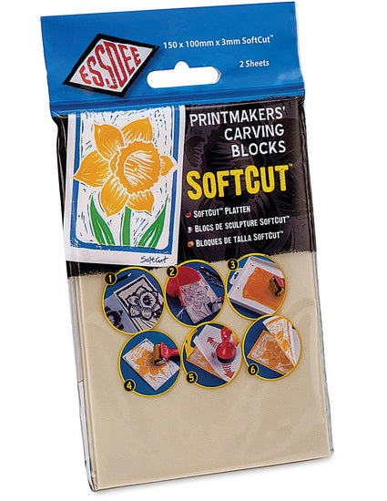 Set of 2 Softcut Sheets 3mm - 15X10cm