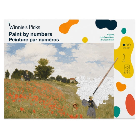 Paint by Numbers  Poppies