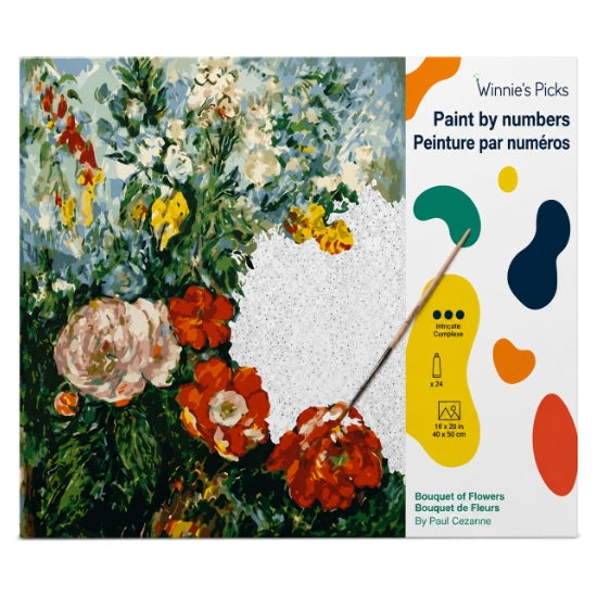 Peinture à numéros Bouquet de fleurs Cézanne