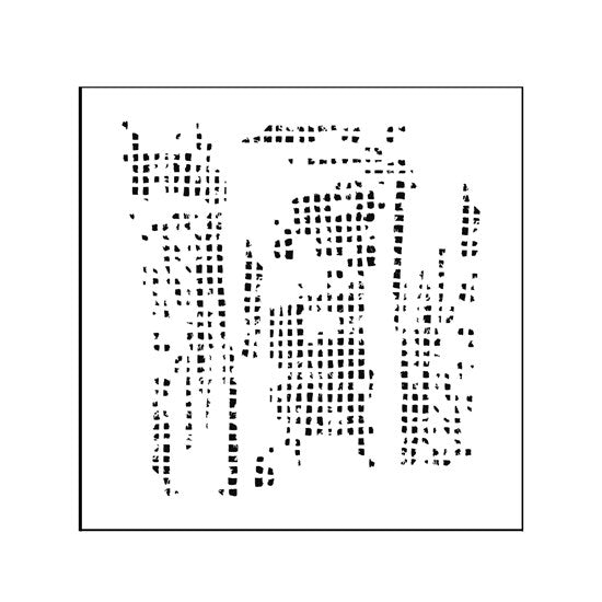 Pochoir texture carreaux 6x6po