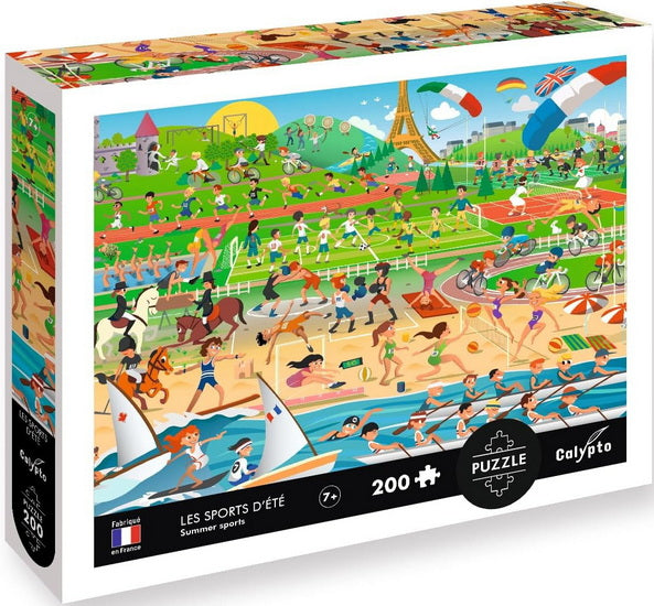 Kids' Puzzle - Summer Sports, 200 Pieces