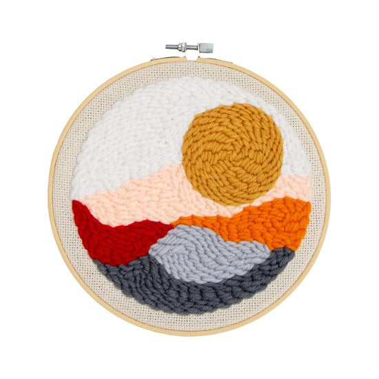 Punch Needle Set Sunset
