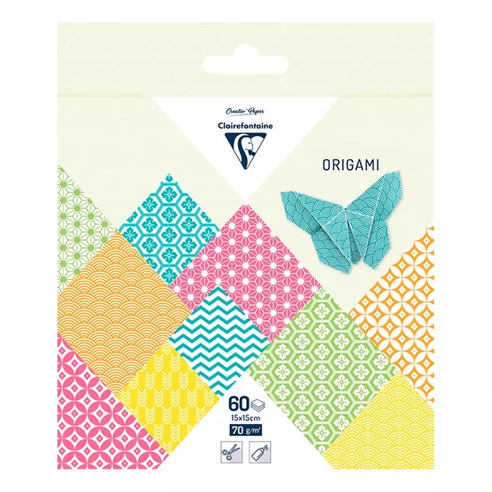 Papier origami - été, 15 x 15 cm
