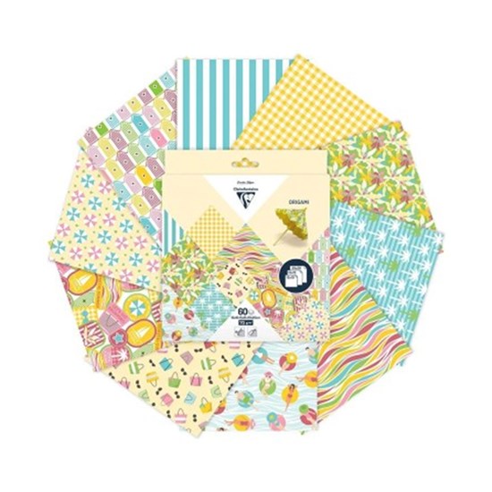 Papier origami - côte d'azur