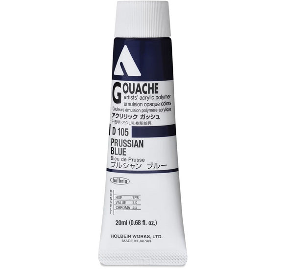 Acryla Gouache Prussian Blue Series A - 20ml