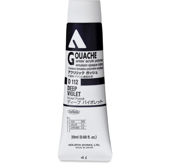 Acryla Gouache Deep Violet Series A - 20ml