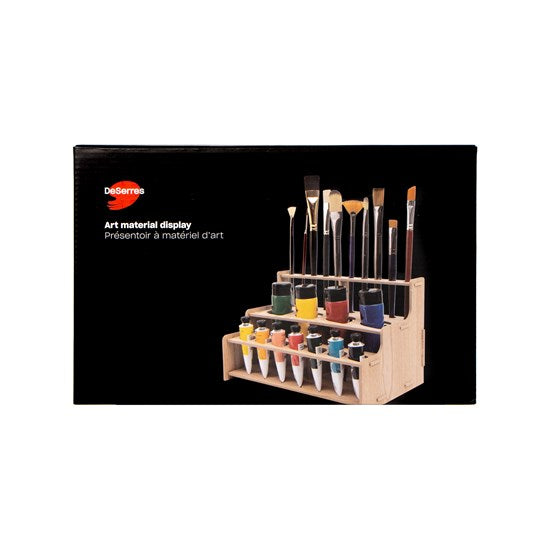 Support de rangement pour peinture et pinceaux