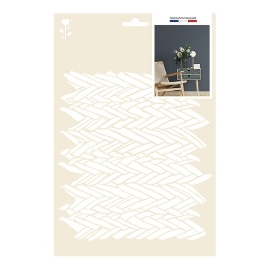 Pochoir a4 - tissage
