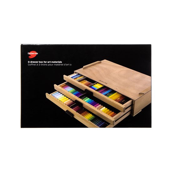 Boîte de rangement en bois à tiroirs