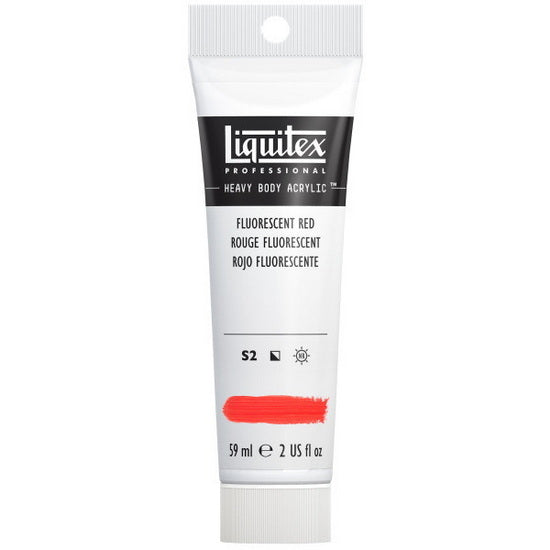 Acrylic hb - 2oz - fluorescent red - s2