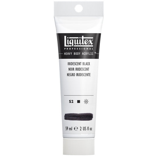 Acrylic hb - 2oz - iridescent black - s2