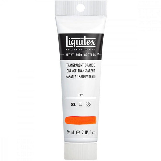 Acrylic hb - 2oz - transparent orange - s2