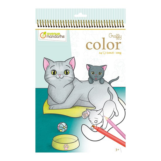Graffy Color : Mommy and Baby Pets