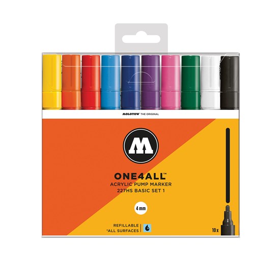Set of 10 One4all Markers Basics No. 1