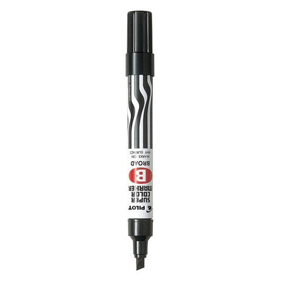 Marqueur permanent pointe large noir