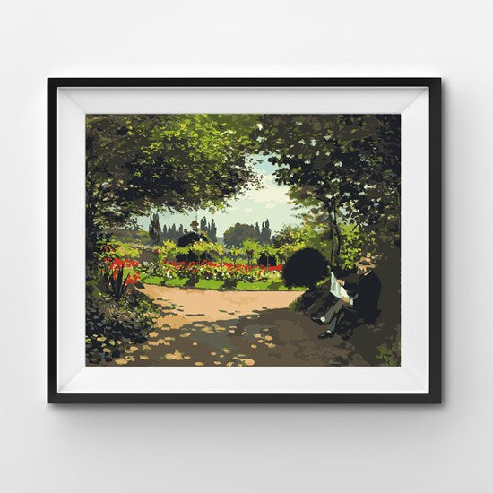 Peinture à numéros  jardins coteau