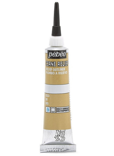 Relief outliner - vitrail - 20ml - gold