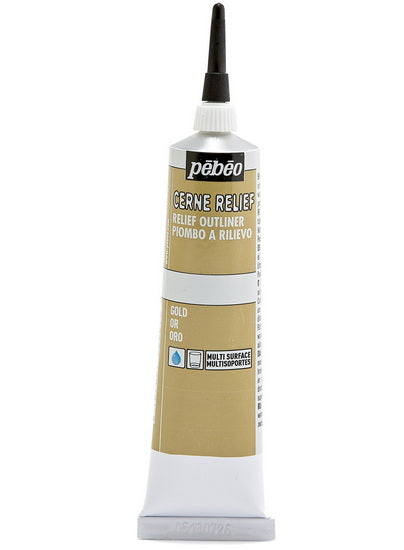 Relief outliner - vitrail - 37ml - gold