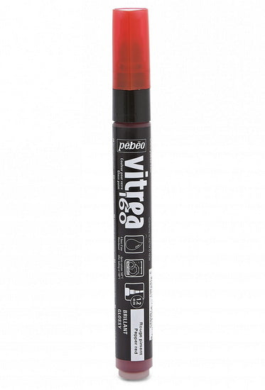 Glass marker - vitrea 160 - pimento red gloss