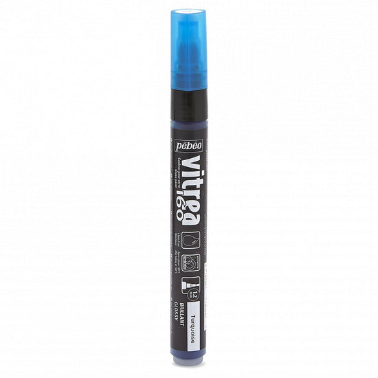 Glass marker - vitrea 160 - turquoise gloss