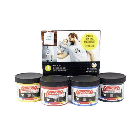 Screen printing inks set - textile - 4oz (4)