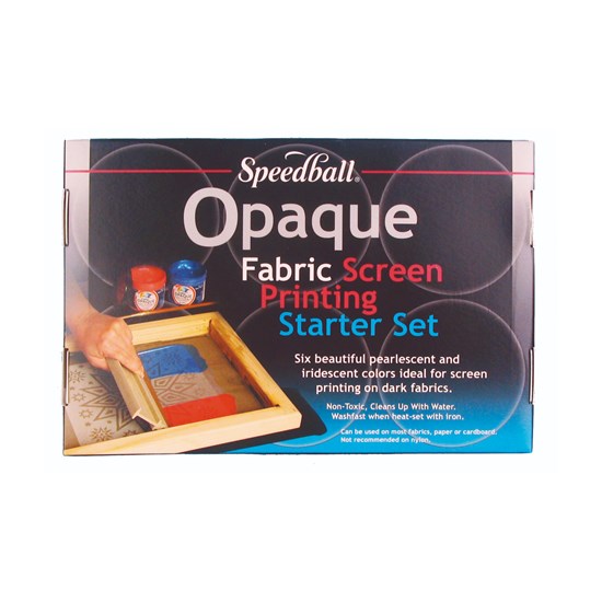Screen printing inks set - textile - opaque - 4oz (6)