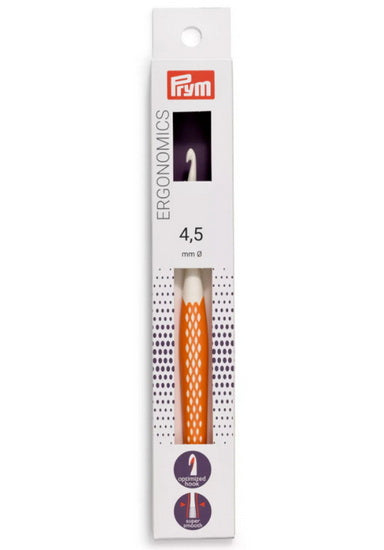 Ergonomic crochet hook - 17cm - 4.5mm